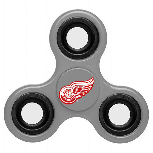 NHL Detroit Red Wings 3 Way Fidget Spinner G110 - Gray